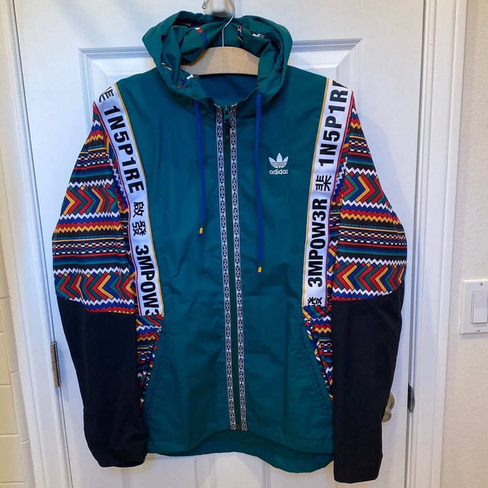 Pharrell Williams x adidas jacket. Barely worn practically new